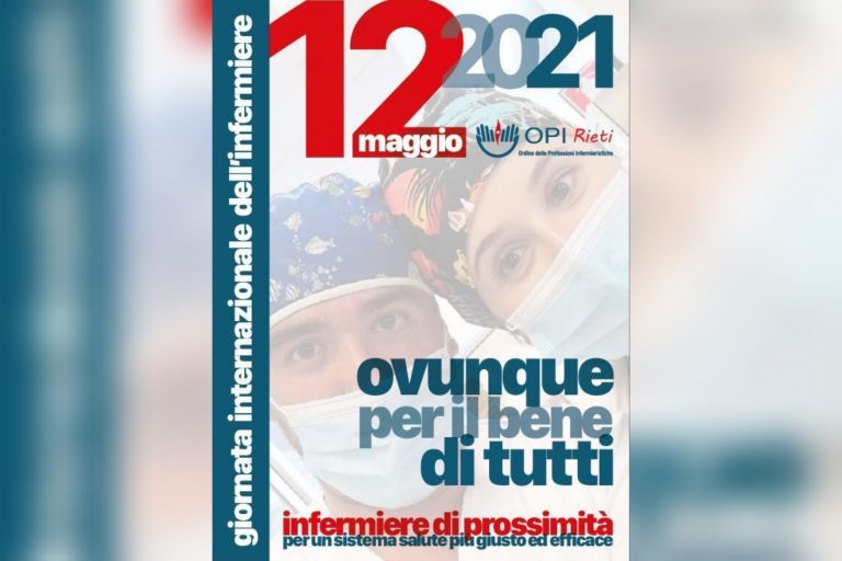 12 maggio 2021 – OPI Rieti celebra la Giornata Internazionale dell’Infermiere
