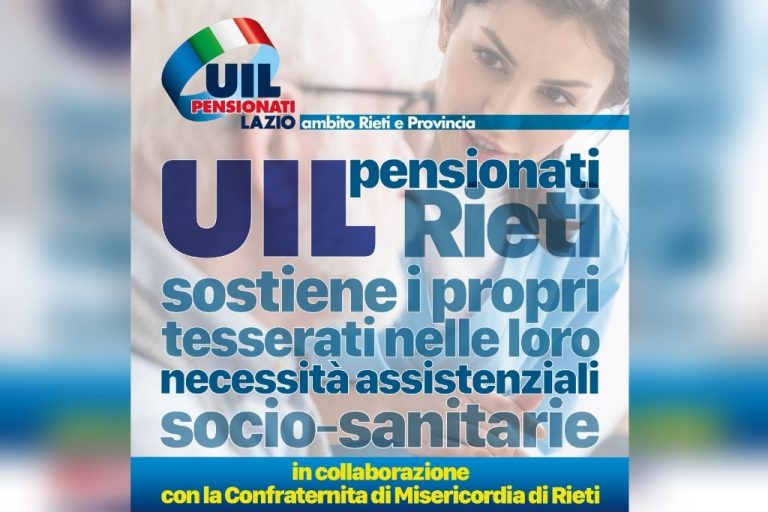 UIL Pensionati e Confraternita di Misericordia insieme per assistenza socio-sanitaria