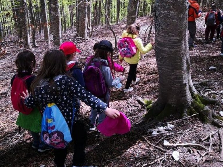 I bimbi della Cirese vanno in escursione grazie al progetto “Terminillo una montagna di emozioni”