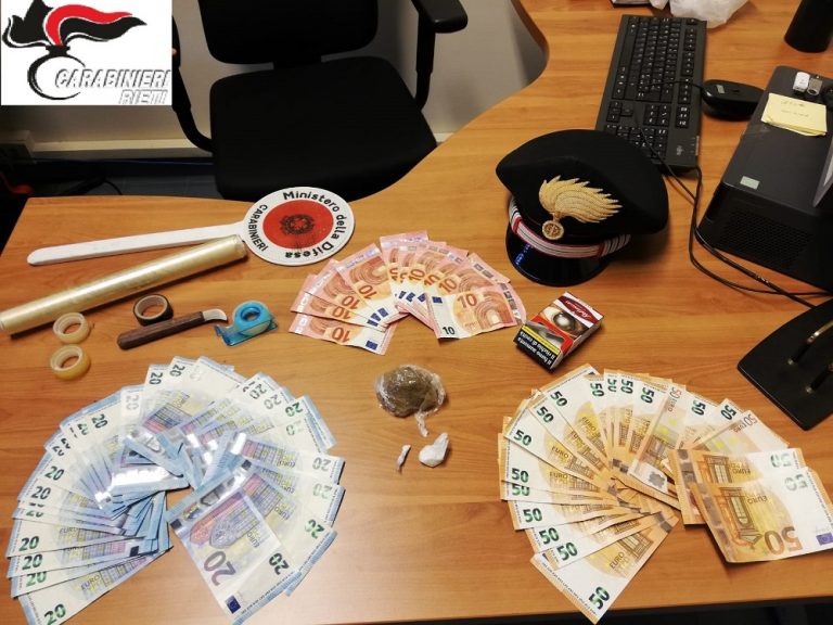 Passo Corese, arrestata cittadina italiana per spaccio di stupefacenti