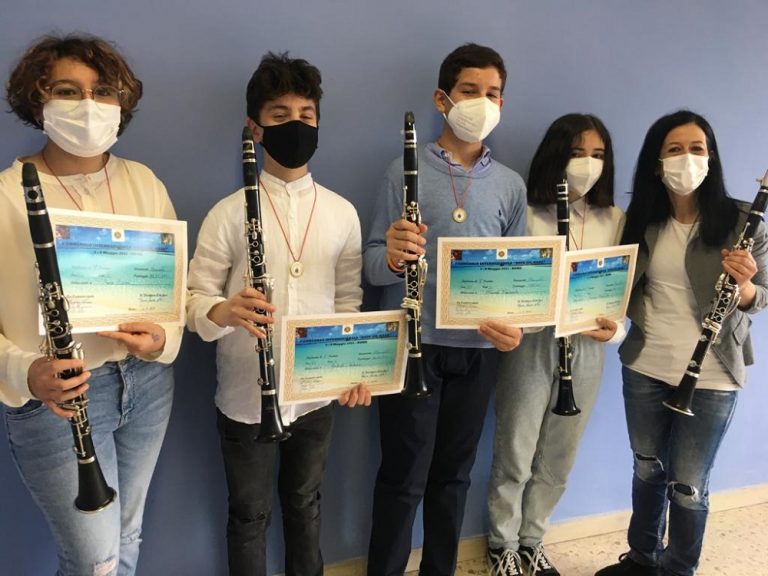Concorso internazionale “Note sul mare”, successo per i clarinettisti della Sisti