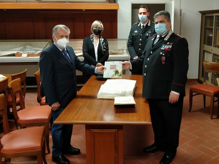Rieti, donato alla Biblioteca Paroniana il volume “La grande Guerra dei Carabinieri”