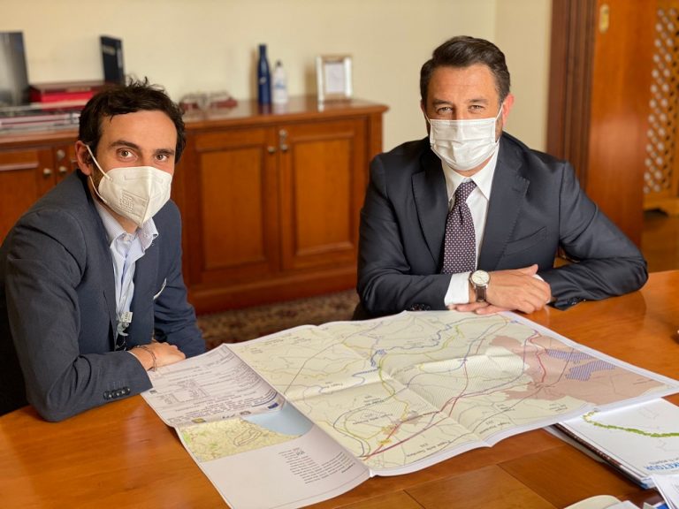 Salaria e ferrovia, Lorenzoni (M5S) incontra il Sottosegretario di Stato Giancarlo Cancelleri