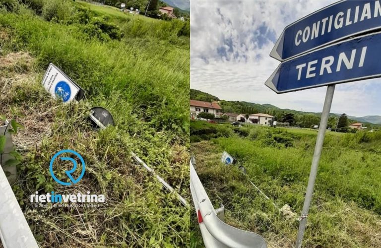 SEI TU IL REPORTER – Pista ciclabile, segnaletica verticale divelta