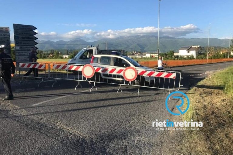Lavori rifacimento rete idrica Piana Reatina, tratto di via Tancia chiuso dal 2 al 10 marzo