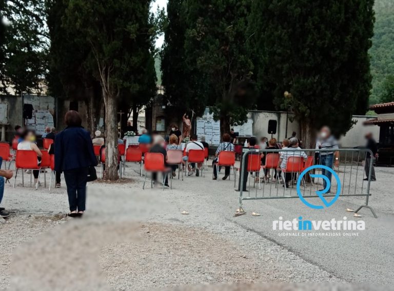 San Giovanni Battista, celebrata la messa al cimitero di Vazia