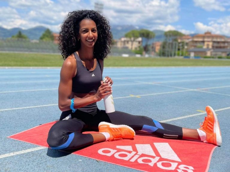 Erika Furlani in pista il 13 giugno a Poznan (Polonia)