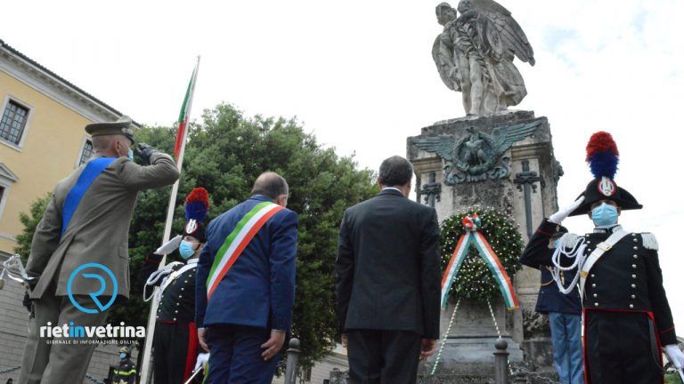 ► Festa della Repubblica. 2 giugno 2021, cerimonia in piazza Mazzini a Rieti