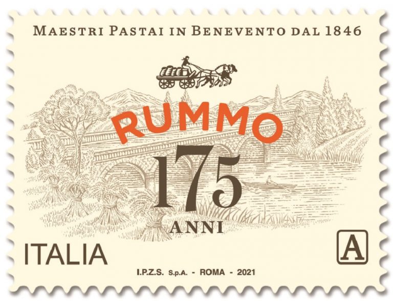 Emesso francobollo dedicato alla Rummo nel 175° anniversario della fondazione