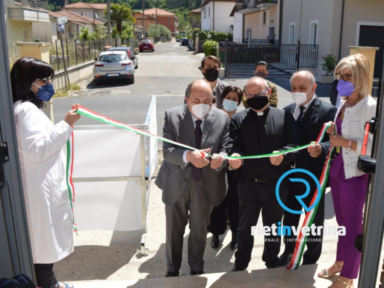 Covid19, inaugurato a Quattrostrade il Centro Vaccinale di ASM e Comune di Rieti – VIDEO