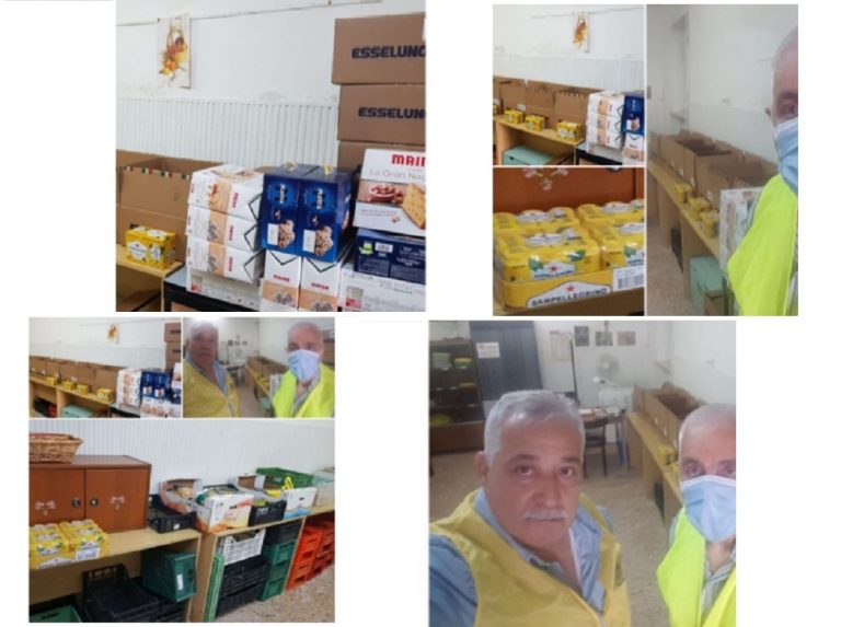 Nuovi generi alimentari donati dal Lions Rieti Varrone alla Caritas