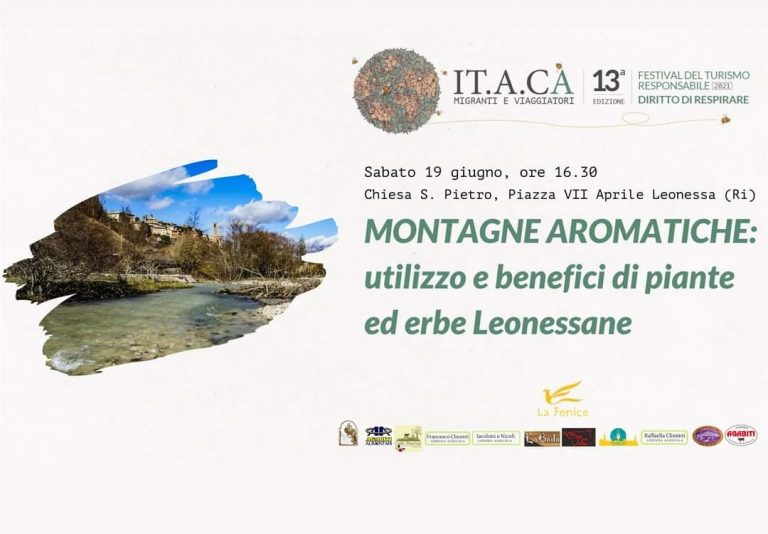Incontro Montagne Aromatiche, a Leonessa dal 18 al 20 giugno