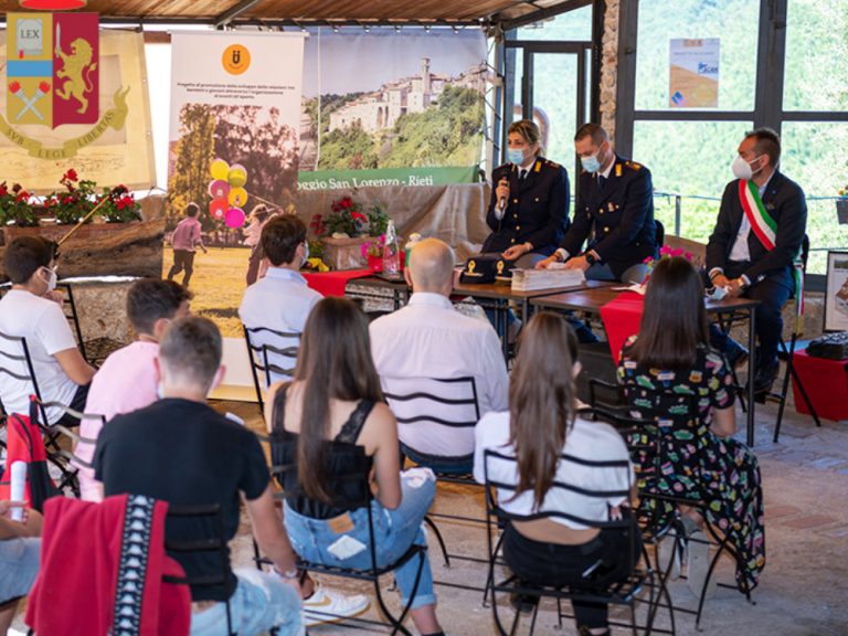 La Polizia di Stato incontra i giovani di Poggio San Lorenzo e Frasso Sabino