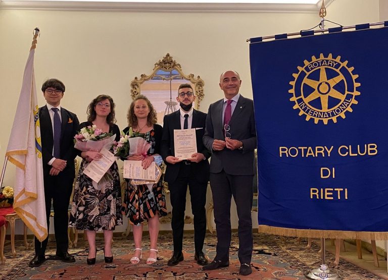 Premio “Tesi Rotary Club Rieti”, consegnate le borse di studio