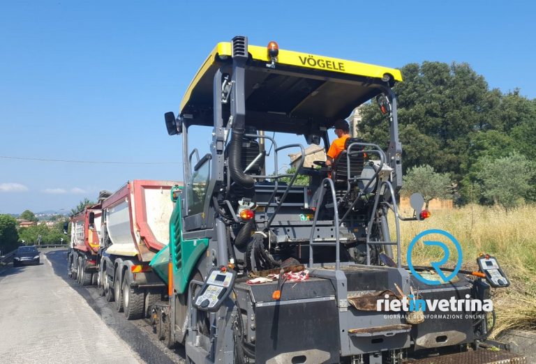 Iniziato il rifacimento del manto stradale sulla provinciale Misericordia di Poggio Mirteto