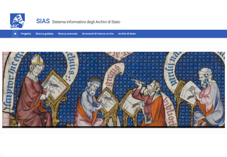 Online la pagina SIASD dell’Archivio di Stato per conoscere da remoto il patrimonio custodito