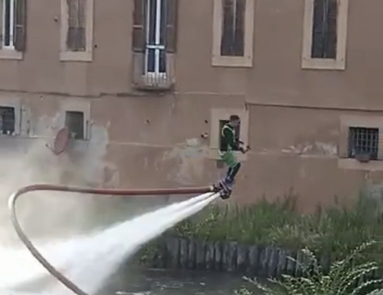 VIDEO – Mattia Lancia vola sul Fiume Velino