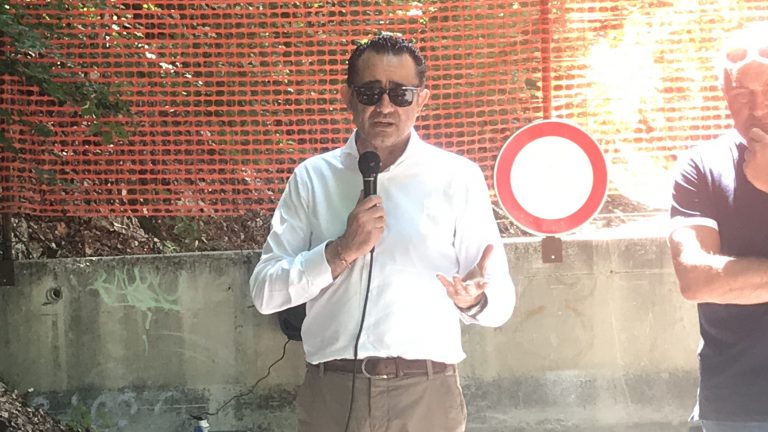 Manifestazione strada panoramica della Vallonina, Trancassini: “questo è il nostro modo di fare politica”
