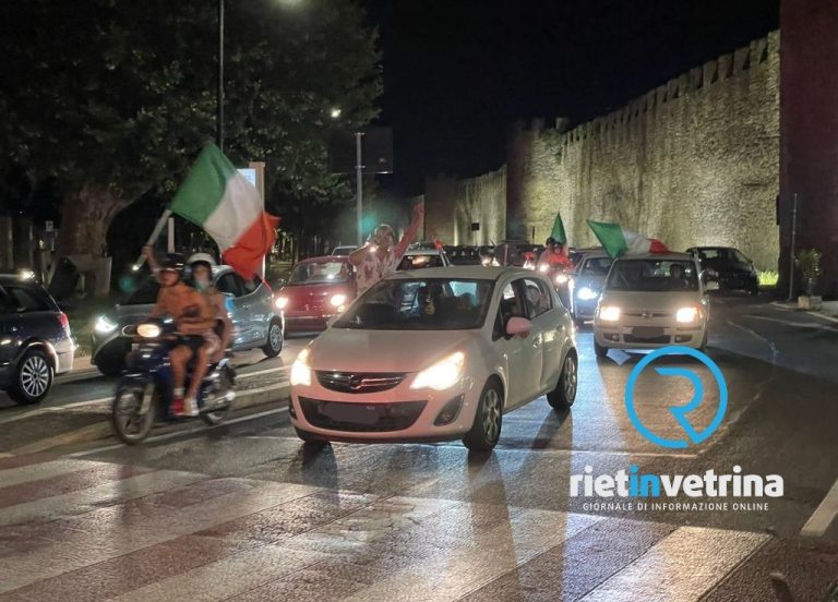 L’Italia è in finale. Scoppia la festa a Rieti – VIDEO e FOTO