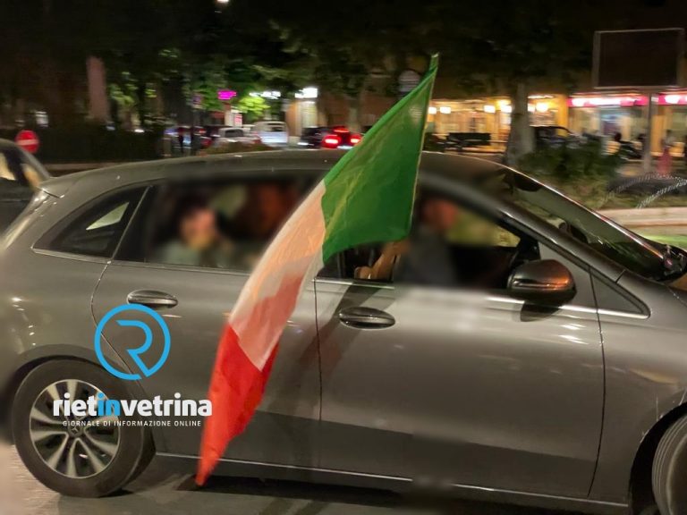 Rieti festeggia l’approdo in semifinale dell’Italia ad Euro 2020