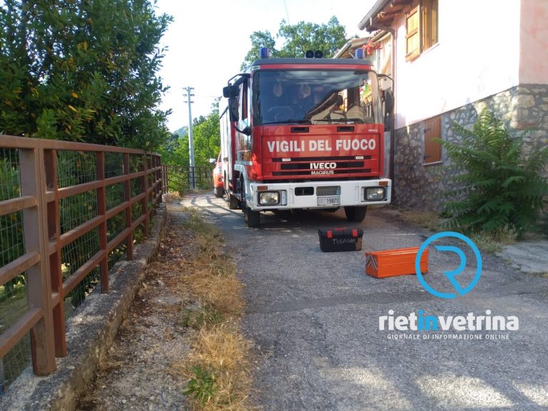 Bombola perde gas in abitazione, Vigili del Fuoco intervengono a Cantalice