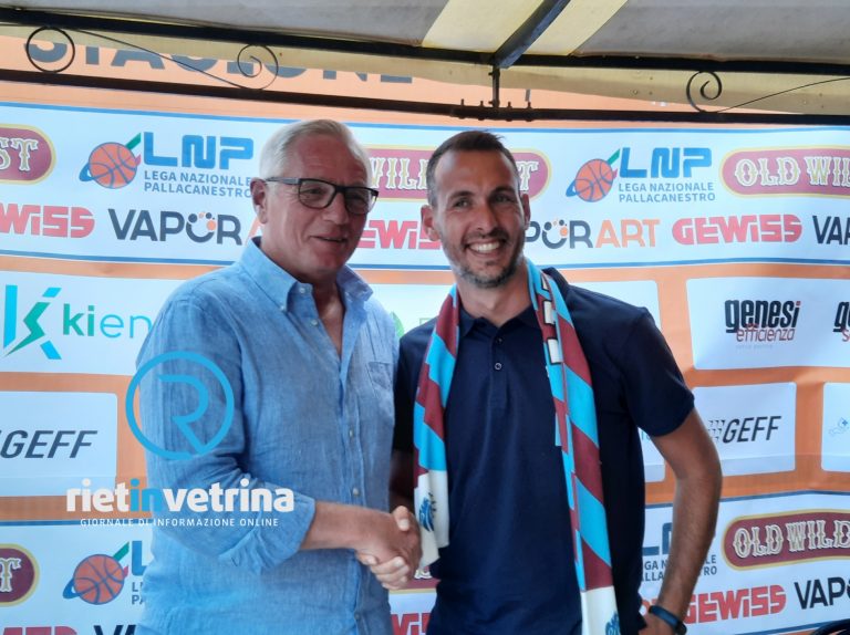 La NPC Rieti presenta il nuovo coach Ceccarelli: “Grazie per l’opportunità!”. Cattani: “Partiamo più forti di prima”
