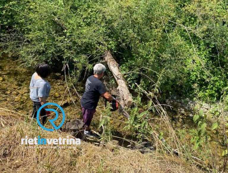 Pro Loco, Comune e volontari di Borbona ripuliscono le aree verdi del paese