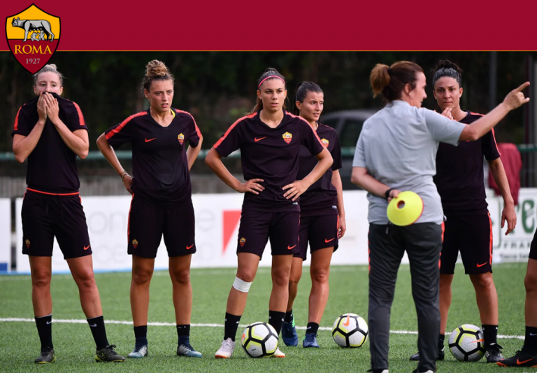Sabato 24 luglio l’AS Roma femminile arriva a Rieti. Incontro al Flavio Vespasiano con il sindaco Cicchetti