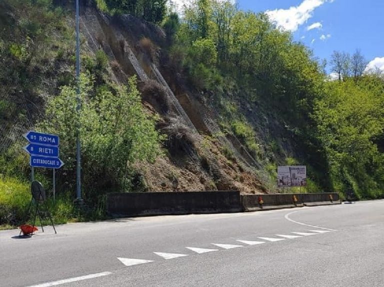 Affidati i lavori di ripristino delle due frane a Cittaducale e Civitella di Pescorocchiano
