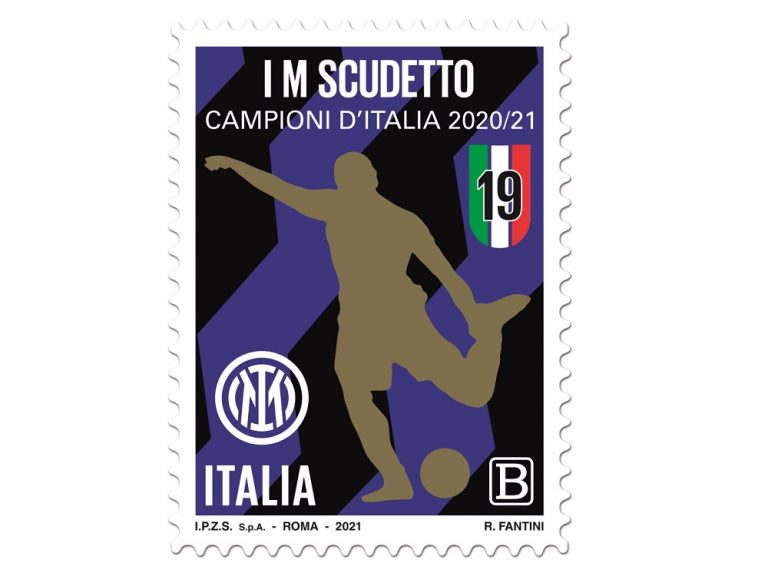 Emessione francobollo Squadra vincitrice Campionato calcio serie A