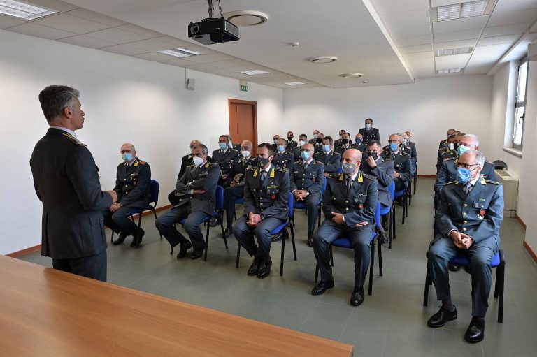 Il comandante regionale Lazio della Guardia di Finanza in visita al comando provinciale di Rieti