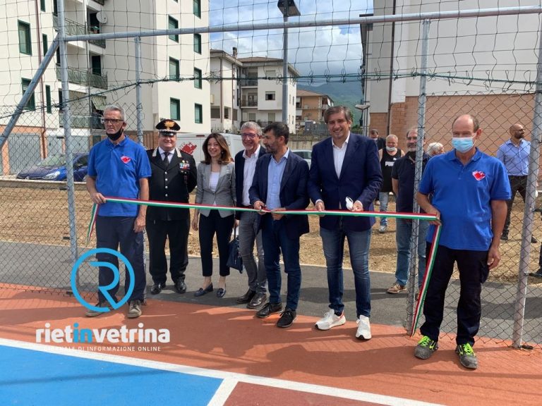 Inaugurato a Rieti il Parco Sportivo Elettra Pollastrini