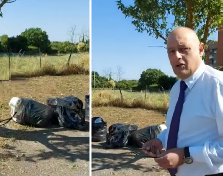 ► Abbandono rifiuti a Rieti, sopralluogo dell’assessore all’Ambiente Claudio Valentini