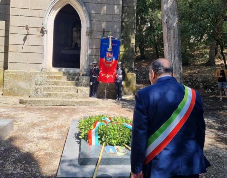 Il sindaco Cicchetti ed il Comune di Rieti rendono omaggio al principe Potenziani