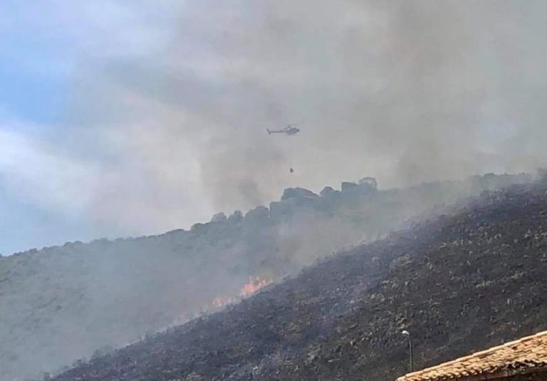 Incendi Fara Sabina, sindaca Cuneo: “L’origine è dolosa. Carabinieri Forestali già al lavoro”