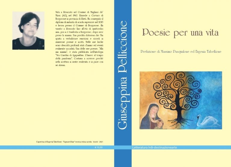 Il 22 agosto a Borgorose presentazione “Poesie per una vita” di Giuseppina Pelliccione