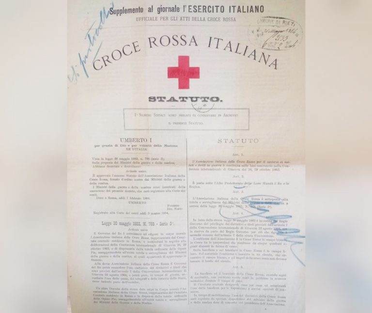 Il 22 agosto 1864 viene firmata la Convenzione di Ginevra, preludio alla nascita della Croce Rossa