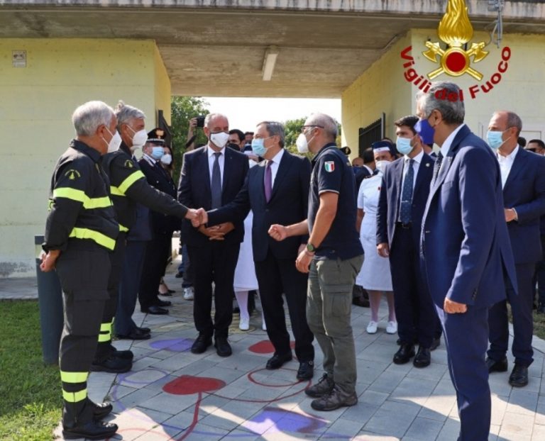 I Vigili del Fuoco ricordano l’intervento nel sisma 2016 e i successivi giorni