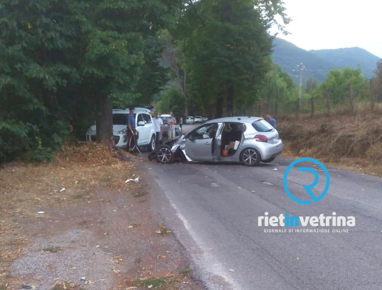 Incidente stradale sulla Tancia. Traffico bloccato