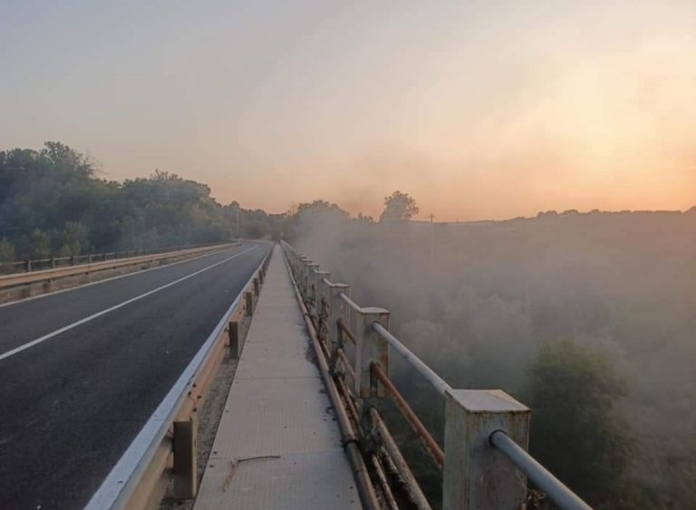 Aggiornamento incendio Montopoli Sabina, acquedotto e viabilità