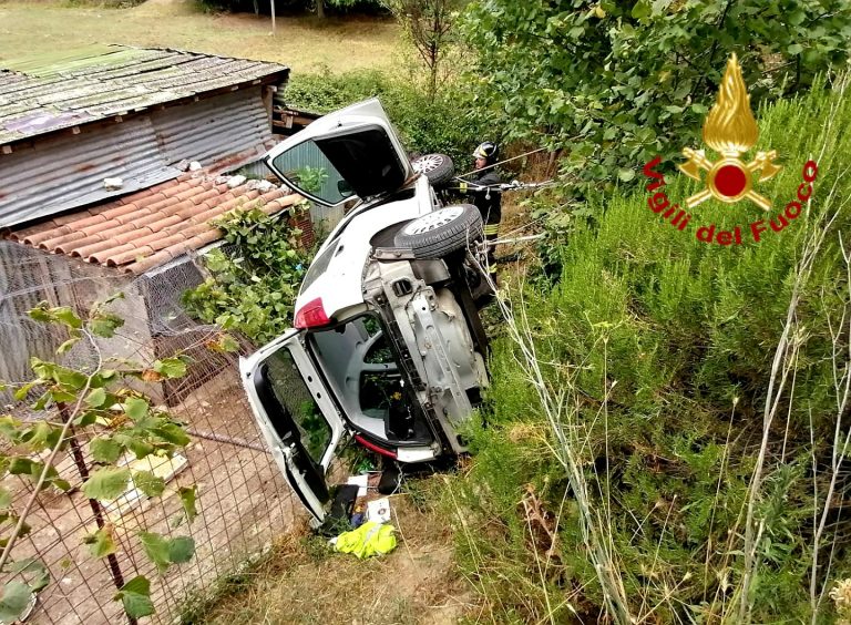 Incidente stradale a San Paolo di Fiamignano