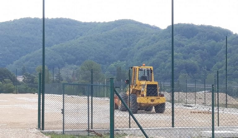 Continuano i lavori all’impianto sportivo Pallottini di Cittareale