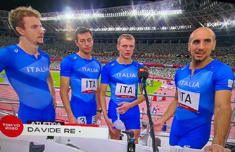 Olimpiadi Tokyo, nella finale della 4×400 è record italiano per Davide Re