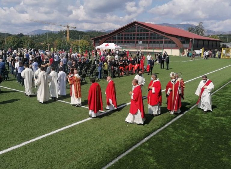 Cinque anni dal sisma, vescovo Pompili: “Non abbiamo bisogno di nuovi presepi ma di piccoli centri attivi”