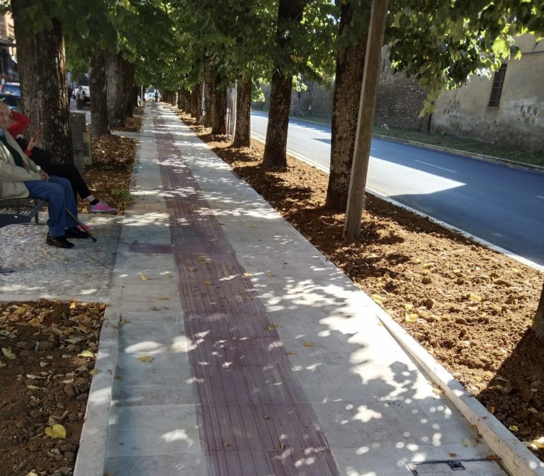 Viale Morroni, conclusi i lavori. Emili: “lavoriamo su bellezza e decoro della Città”