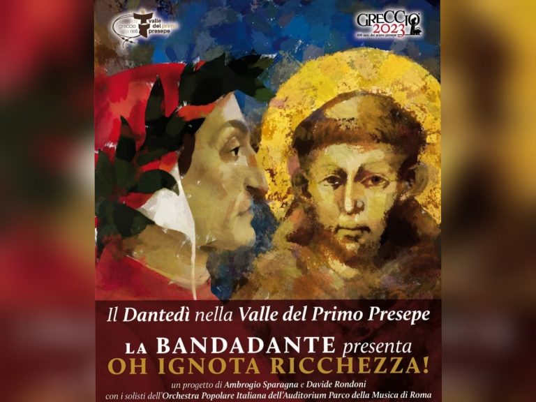 Sabato 11 settembre a Rieti celebrazione per Dante Alighieri