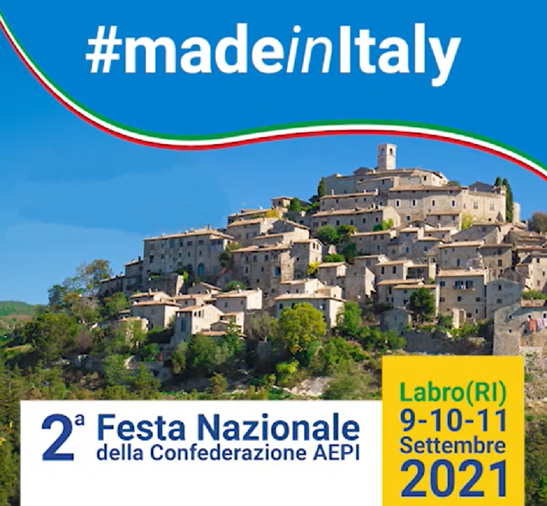 Tutto pronto per la Festa Nazionale AEPI, dal 9 all’11 settembre a Labro