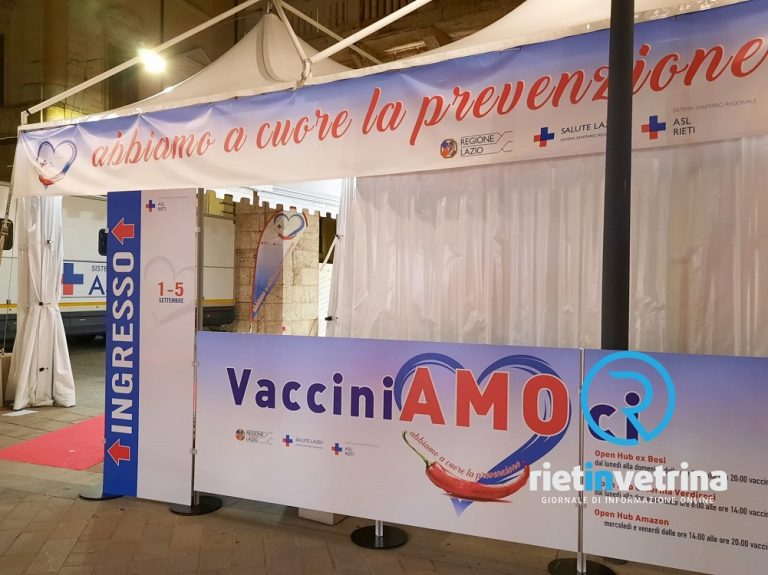 Asl Rieti: “Nella giornata di apertura della Fiera del  Peperoncino eseguite 40 prestazioni specialistiche e 60 test rapidi”
