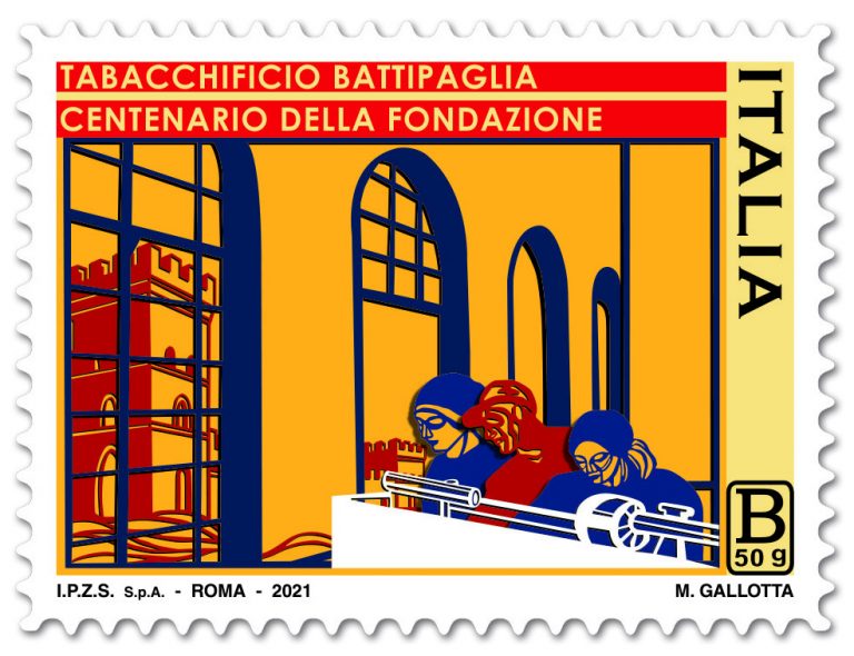 Emesso francobollo dedicato al Tabacchificio di Battipaglia nel centenario della fondazione