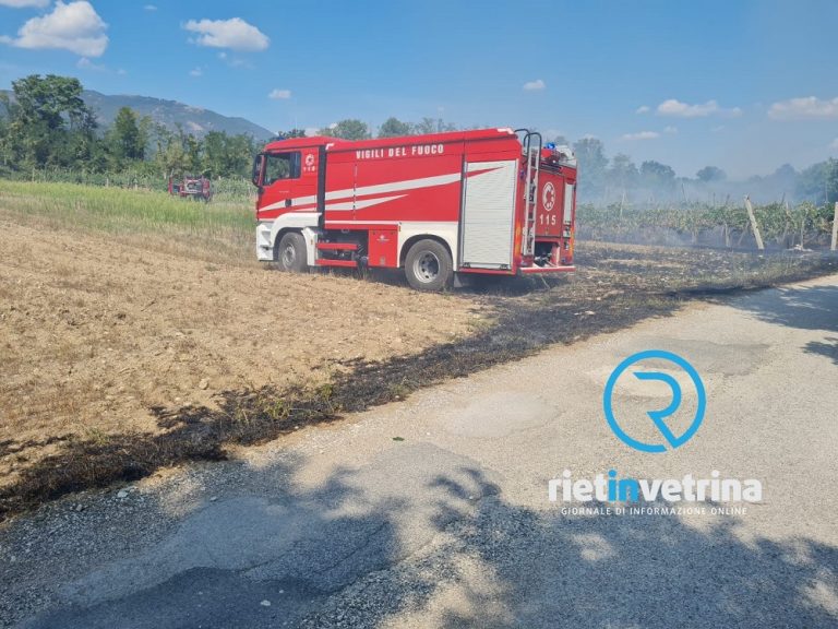Terzo incendio a Piani Poggio Fidoni